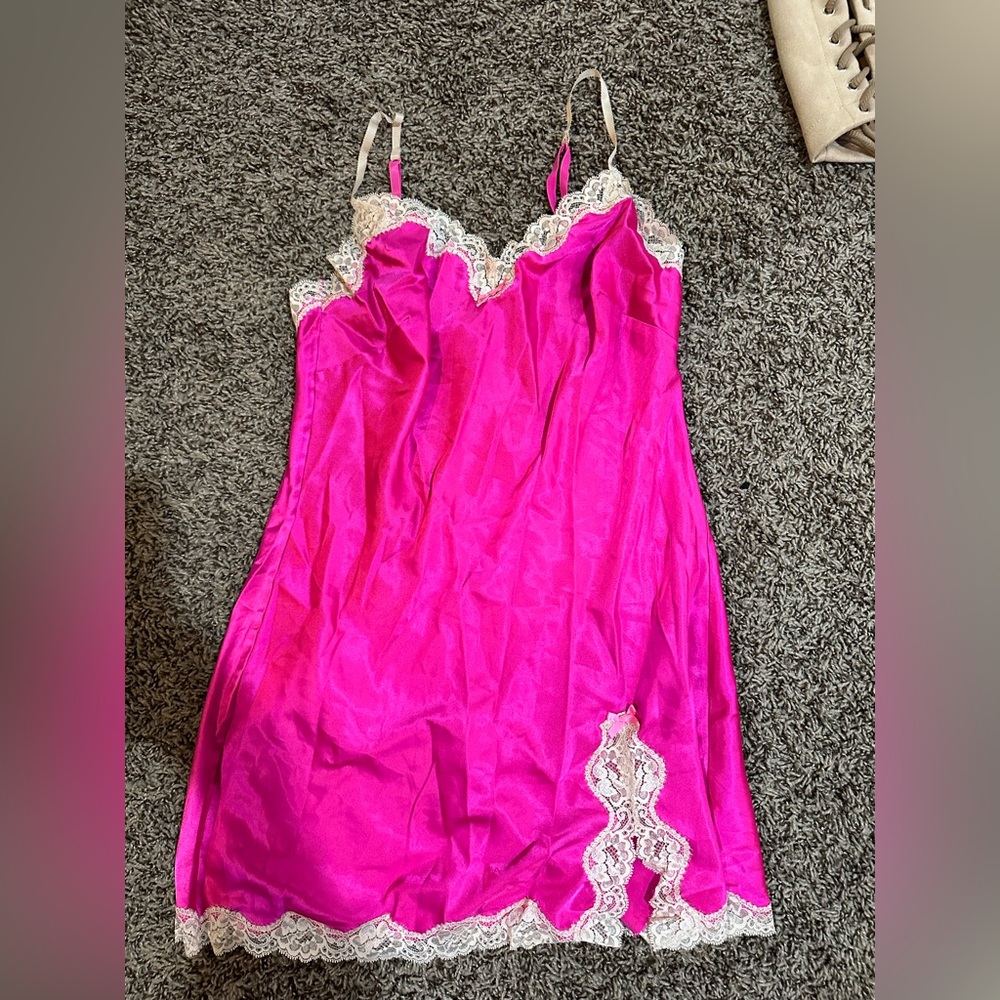 Victoria’s Secret pink slip dress size small